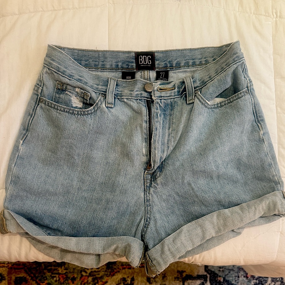 High Rise Urban Outfitters Mom Shorts